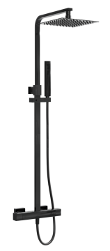 Душевая система MILLEAU Tissage ML8018AB.DT-GB (Cool touch) без излива, Черный глянец