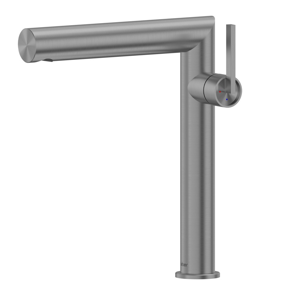 Смеситель ABBER Perfekte 316 AF8A11BGG-L для раковины, брашированная оружейная сталь