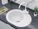 Смеситель для кухни ESSEN, белый матовый, Es213211-WH, Paulmark