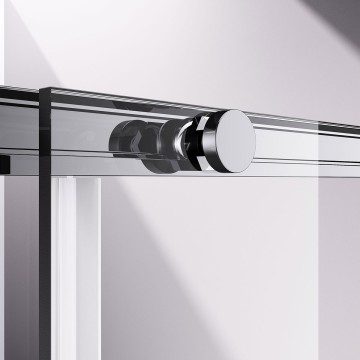Душевая дверь Слим-Н (Slim-N) VDS-4SN110CL, 1100, хром, стекло прозрачное