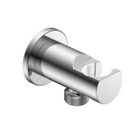 AQM8714CR Siena Выход из стены с держателем, хром