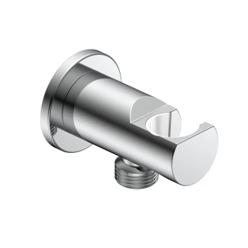AQM8714CR Siena Выход из стены с держателем, хром