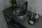 Раковина Gid Mnc480 54432 накладная под камень глянцевая 32x32x15.5