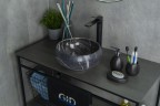 Раковина Gid Mnc480 54432 накладная под камень глянцевая 32x32x15.5