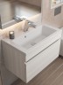 Раковина для ванной 60 см, Uperwood Eva, белая глянцевая