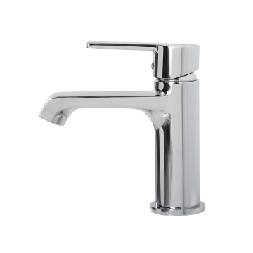 Смеситель для раковины без донного клапана BelBagno AURORA-LVM-CRM-W0