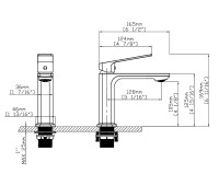Смеситель для раковины Core VBF-4CO1CH, хром