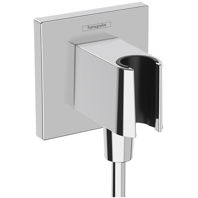 Держатель ручного душа Hansgrohe , с выводом, цвет: хром 26889000