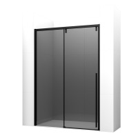 Дверь в нишу Ambassador Intense 110022204IBB (150х200) черный,стекло тонированное,раздвижная,1 место