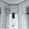 Душевая кабина Niagara Luxe NG-7790W (90x90х215) высокий поддон(45см),дверь раздвижная,стенки серебро,4 места