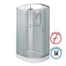 Душевая кабина Niagara Classic NG-3312-14LBKT (120х80х210) низкий поддон(13см),стекло матовое,3 места