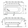 Акриловая ванна VAGNERPLAST KASANDRA 165x70