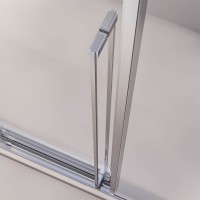 Душевой угол раздвижной Veconi Premium Prato 300 SP CH-R, 1100х1000x2000, хром, стекло прозрачное