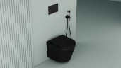 Гигиенический душ SANCOS Start со смесителем, цвет черный матовый, арт. SC1001MB