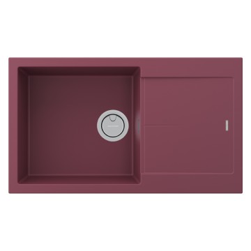 Мойка EXTENSIO 86, ACRYSTONE, PM988650-ME, MERLOT, 860х500 мм, Paulmark