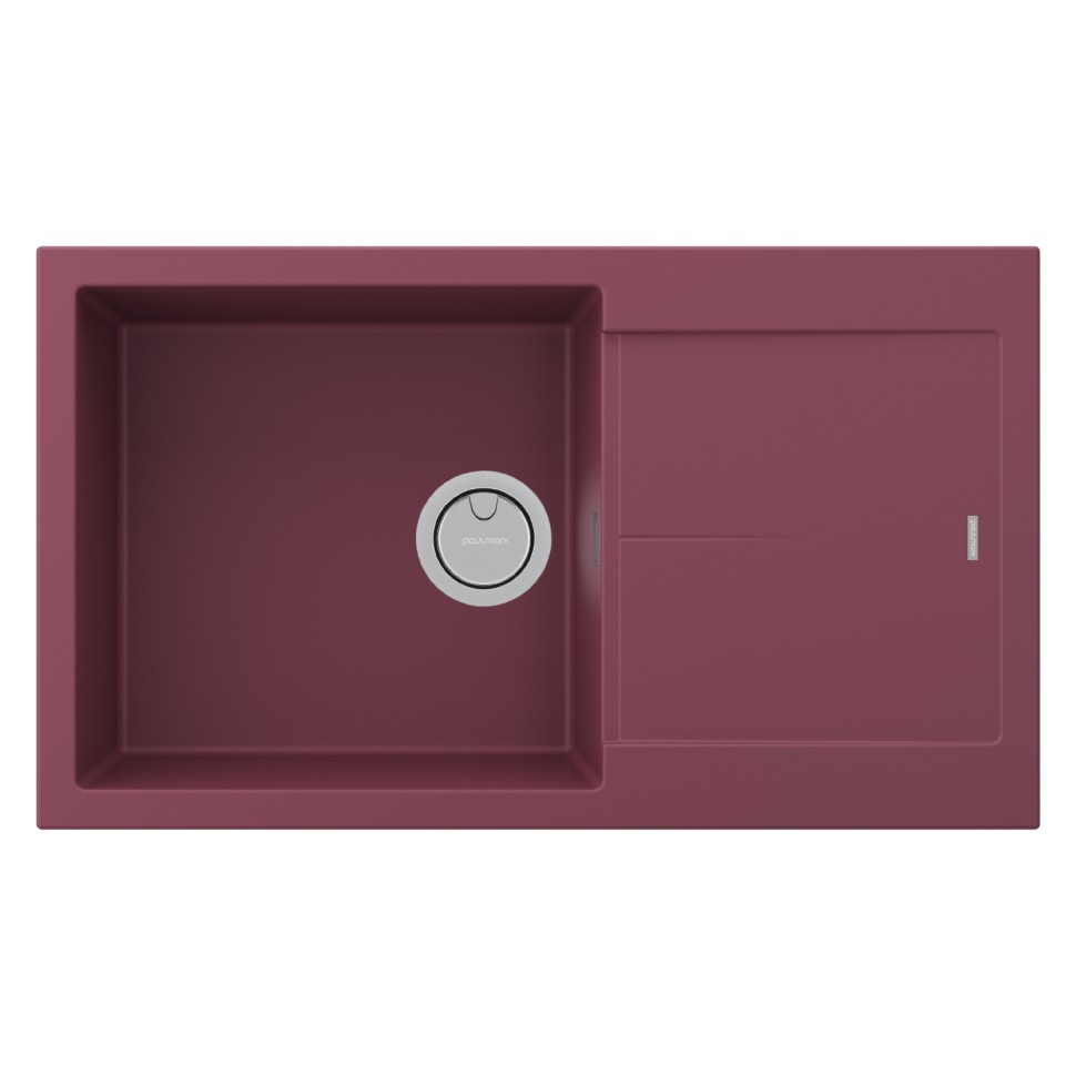 Мойка EXTENSIO 86, ACRYSTONE, PM988650-ME, MERLOT, 860х500 мм, Paulmark
