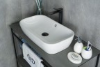 Раковина Gid N9217 51132 накладная белая 61x34x13.5