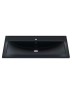 Раковина для ванной кварцевая Uperwood Foster Quartz 90х45,5х17,5 см, черная матовая, уголь