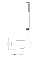 Ручной душ BelBagno ANCONA ANCONA-DFS-CRM