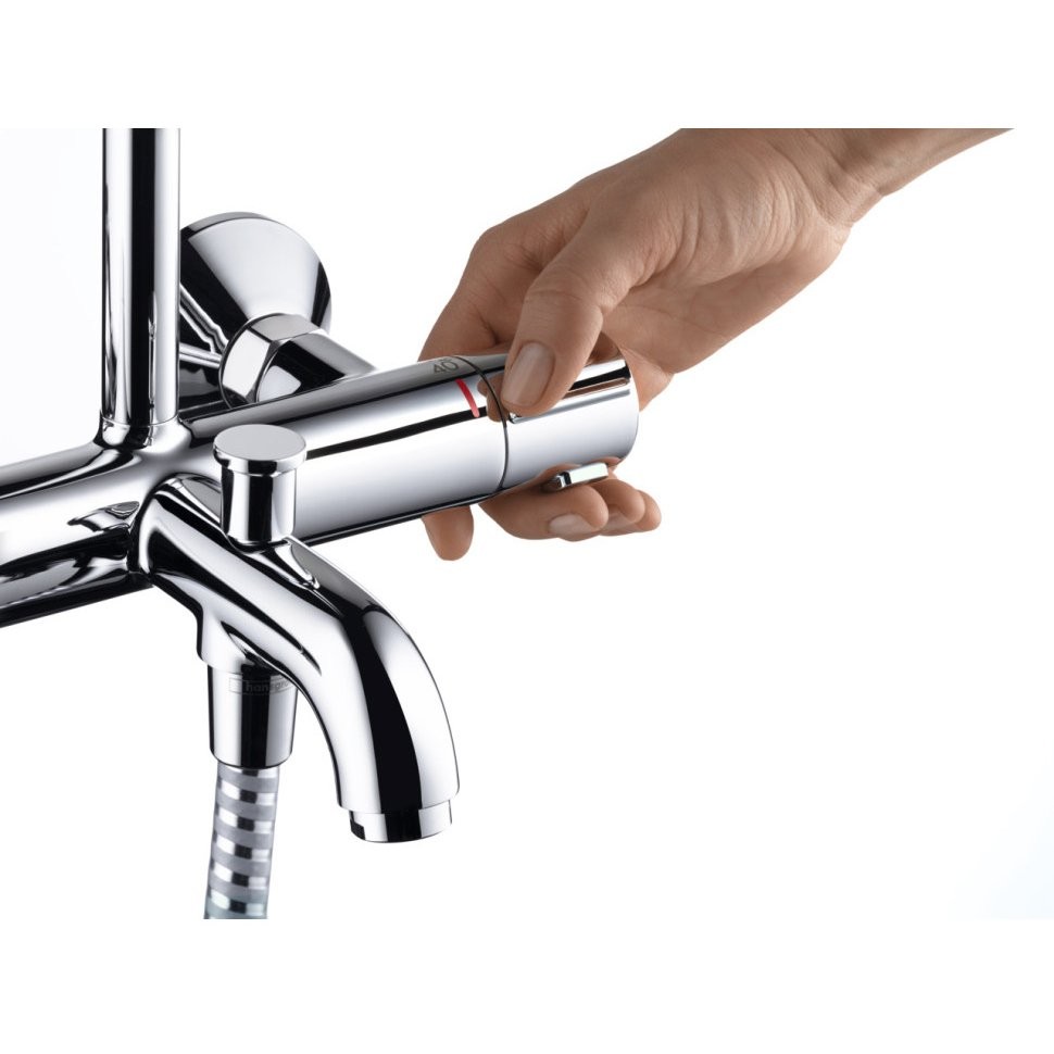 Душевая система Hansgrohe Vernis Blend Showerpipe 200 1jet с термостатом (26274000) хром
