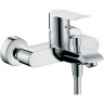Смеситель для ванн, для душа Hansgrohe Metris хром (31480000)