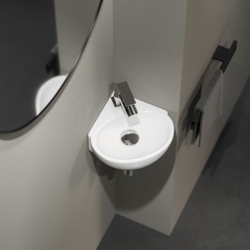 Раковина BERGES Small, 30 см, угловая
