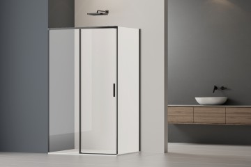 Душевой уголок Софт 2 (Soft 2) VSR-3SO29012CLB, 1200*900, черный, стекло прозрачное