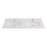 Керамическая раковина с двумя чашами BelBagno BB1200-2-ETL