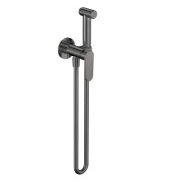 AQM6917GM Novara Готовый комплект гиг. душа (скрытый монтаж, латунная лейка), цвет металл