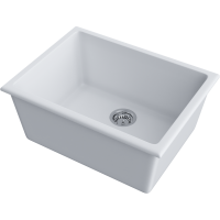 Кухонная мойка Omoikiri Okinoshima 61-U/I-WH Natceramic/белый