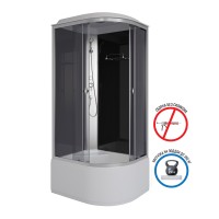 Душевая кабина Niagara Eco E90/70/40L/TN (90х70х215) средний поддон(26см),стекло матовое,4 места