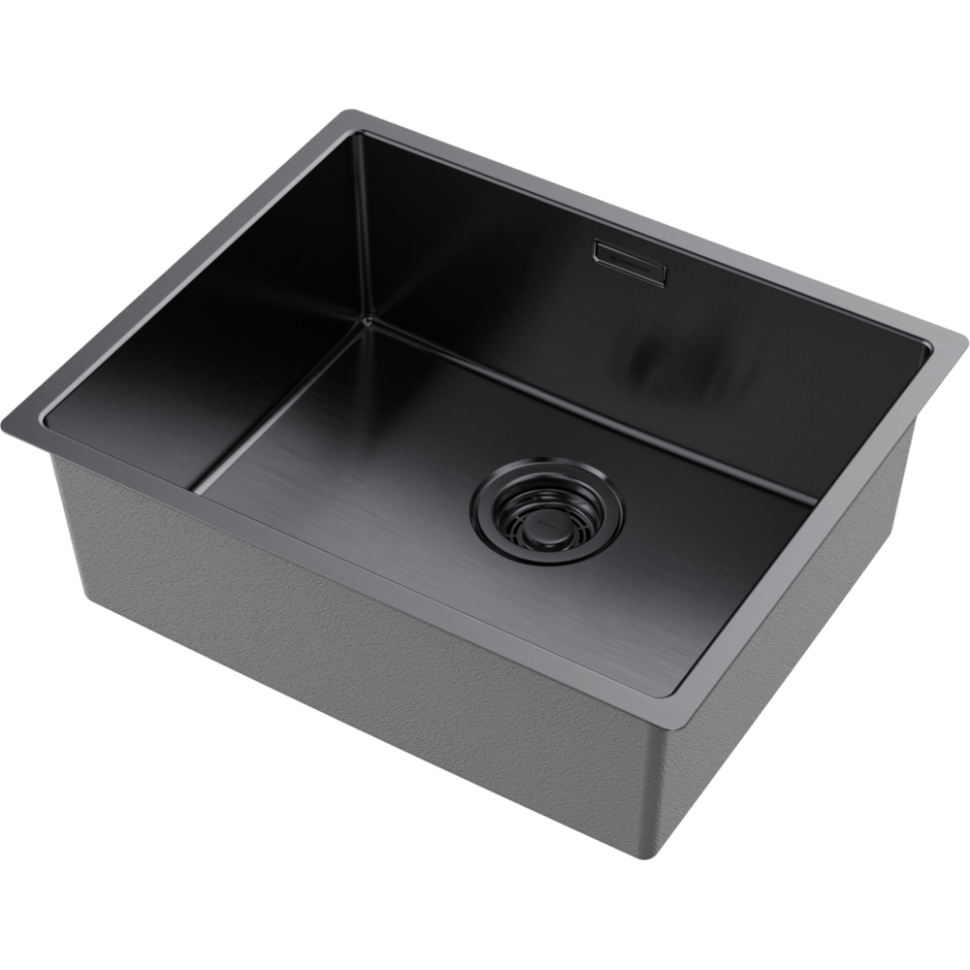 Кухонная мойка Omoikiri Tadzava 54-U/I Ultra-GM нерж. сталь/вороненая сталь