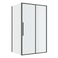 Душевое ограждение Niagara Nova NG-34-12AGR-A100GR-34 (120х100х195) прямоугольник,раздвижная,графит,стекло прозрачное,2 места