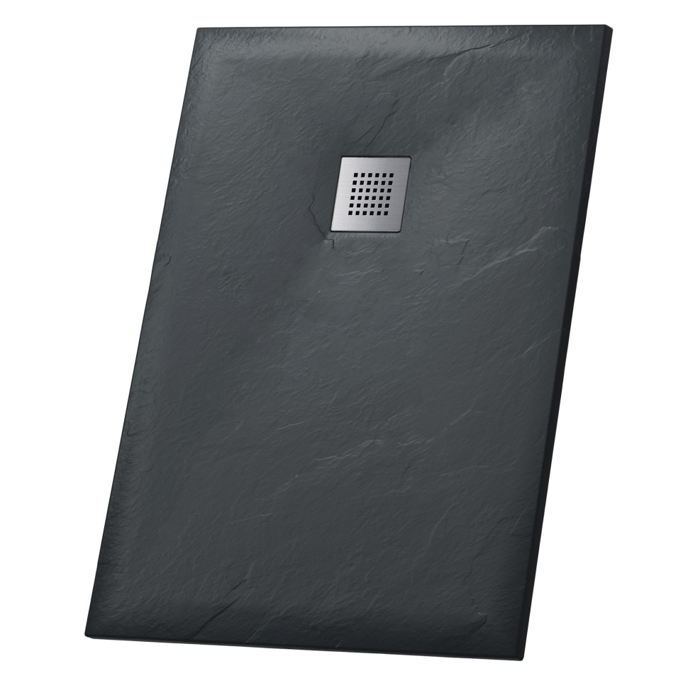 Душевой поддон Grossman Strong GR-S270100Q (70х100) из искусственного камня,прямоугольный,графит,1 место