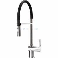 Смеситель для кухни, с гибким изливом - 2 вида струй