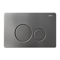 Комплект подвесной унитаз ABBER Bequem AC1100T белый с инсталляцией AC0105 и кнопкой AC0121NG никель