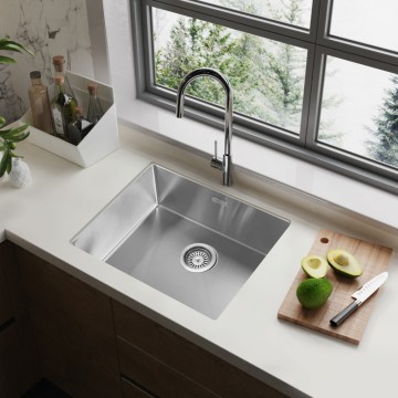 Кухонная мойка ABBER Wasser Kreis AF2196ST сталь