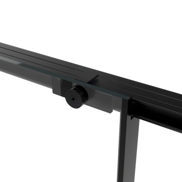 Душевой уголок Слим Софт (Slim Soft) VSR-1SS1011CLB, 1100*1000, черный, стекло прозрачное
