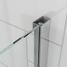 Душевой угол Veconi Ottimo P20SP CH, 1100х800х1900 хром, стекло матовое