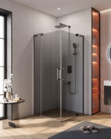 Душевой уголок CEZARES SLIDER-A-2-100/110-GRIGIO-GM