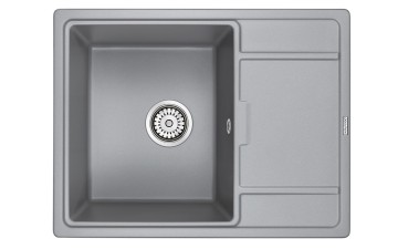 Мойка FLUGEN 50-650, IT-GRANIT, PM216550-GRM, серый металлик, 650х500 мм, Paulmark