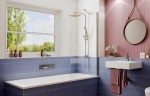 Шторка для ванны Ambassador Bath Screens 16041103 (80х140) хром,стекло прозрачное,неподвижное,1 место
