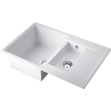 Кухонная мойка Omoikiri Daisen 78-2T-WH Tetogranit/белый