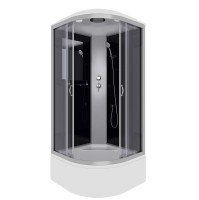 Душевая кабина Niagara Classic NG-2507-14 (80х80х215) высокий поддон(40см),стекло тонированное,4 места
