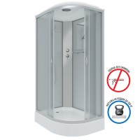 Душевая кабина Niagara Classic NG-3312-14L (120х80х215) низкий поддон(13см),стекло матовое,3 места