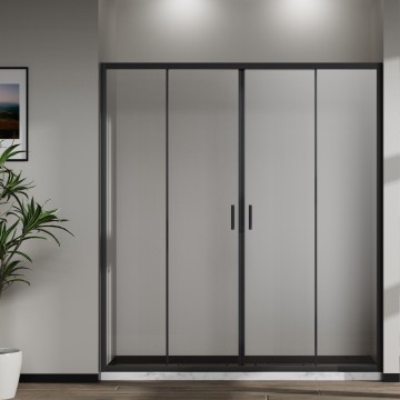 Душевая дверь Сити (City) VDS-5CT2170MT, 1700, хром, стекло текстурное