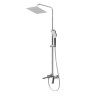 Душевая стойка Grossman Cosmo 500.K35.02.100 с верхним душем,ручной лейкой и смесителем,хром глянцевый,1 место