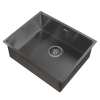 Кухонная мойка ABBER Wasser Kreis AF2196GM оружейная сталь