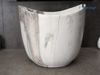 Раковина Gid Mnc9303 54479 накладная под камень матовая 36x36x32
