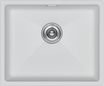 Мойка LUMI 55UNI, IT-GRANIT, LU55-WH, белый, 555х460, Paulmark